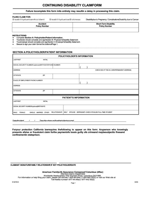 Nj Disability Forms Printable State Disability Form Free Printable Word Templates