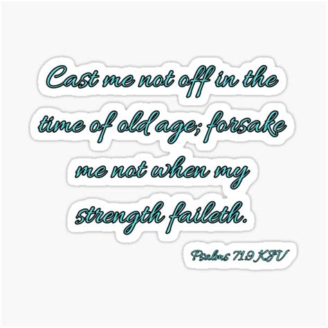 Psalms 719 Kjv Bible Verse Scripture Ii Sticker For Sale By Kingandi