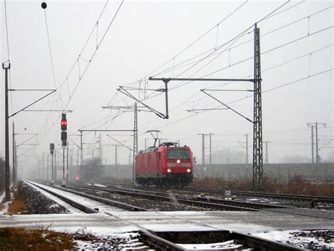 Er Im Schneetreiben Bei Lehrte Bahnbilder De