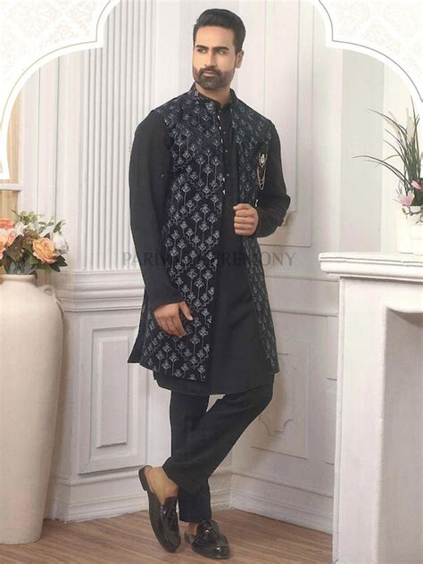 Silk Kurta Pajama With Modi Jacket Nehru Jacket With Kurta Etsy