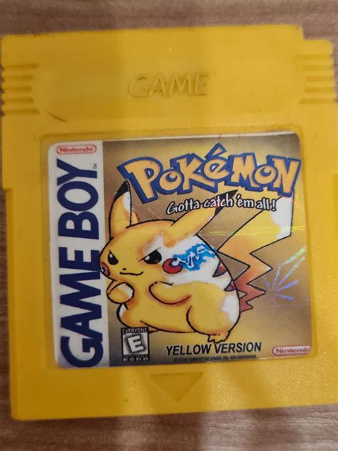 Pokemon Yellow Game Boy Jogo De Videogame Nintendo Usado 65598495