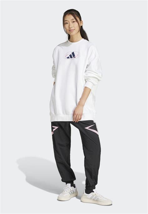 Adidas Sportswear Tracksuit Bottoms Blacktrue Pinkblack Zalando