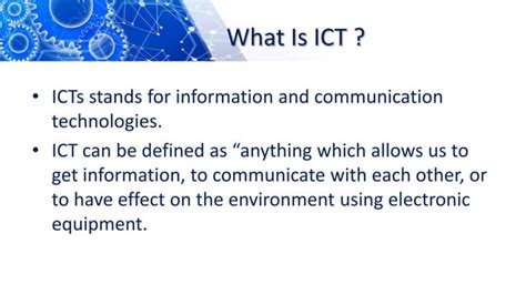 Use Of Ict In Daily Life