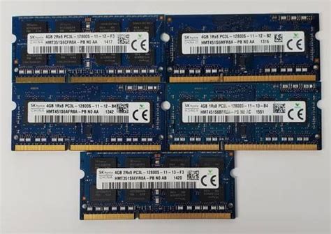 Оперативна Память Hynix Sodimm Ddr3 4gb 2rx8 1600mhz Pc3l 12800s 11 12