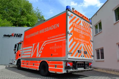 Neues Lspurbeseitigungsfahrzeug Der Berufsfeuerwehr Wiesbaden Im Neuen