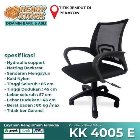 Jual Kursi Kerja Kursi Kantor Kursi Staff KK 4005 E Kota Bekasi