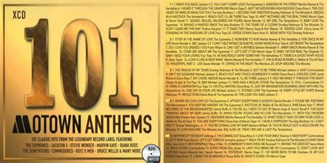 620 101 Motown Anthems Stevie Wonder Marvin Gaye Diana Ross Cd