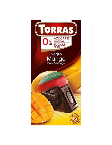 Czekolada Gorzka Mango Bez Cukru G Torras