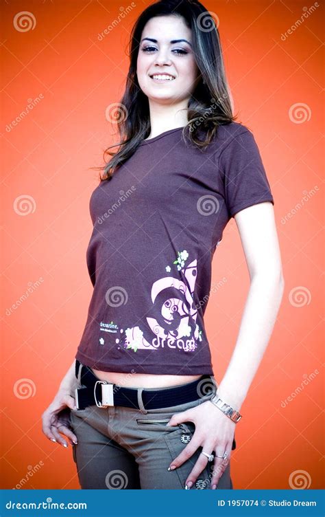 Girl Minor Stock Photo Image Of Attractive Orange 1957074