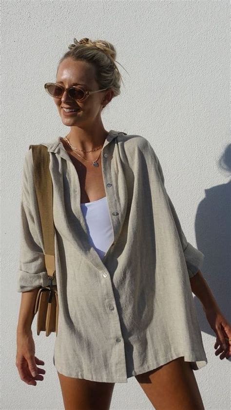 Pin By Ana Pimenta On Salvamentos R Pidos Linen Shirt Outfit