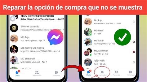 Cómo arreglar la opción de llamada que no se muestra en Messenger