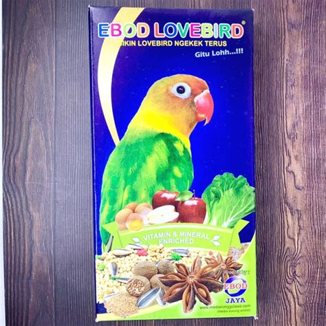 Jual Makanan Burung Ebod Lovebird Harian Lomba Kotak Jakarta Utara