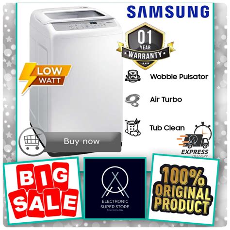 Jual MESIN CUCI 1 TABUNG SAMSUNG WA80H4000 80H4200 WA80H ECO TUB CLEAN