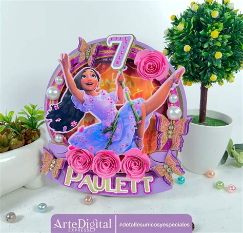 Isabel Encanto Cake Topper In Layers Instant Download Digital Etsy España