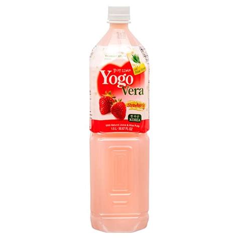 Yogo Vera Strawberry Soft Drink With Aloe A Burst Of