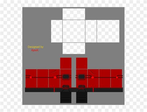 Download Hd Roblox Pants Template Uniform Roblox Shirt - Roblox Red ...