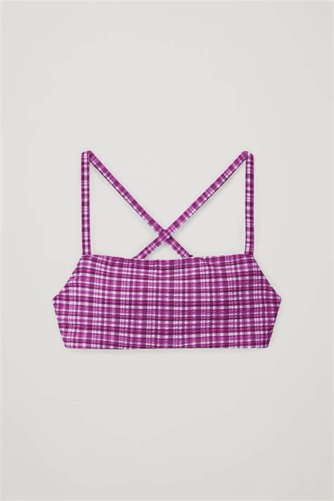 Cos Padded Bikini Top Shopstyle Two Piece Swimsuits