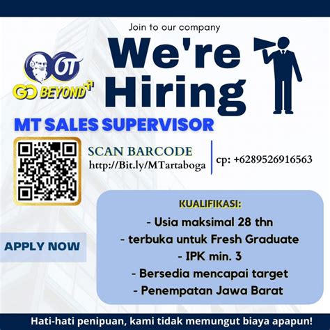 Mt Sales Supervisor Group Orang Tua Scu