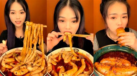 Cute Girl Eating Food So Yummy Mukbang Asmr Ep438 可爱的女孩吃食物如此美味