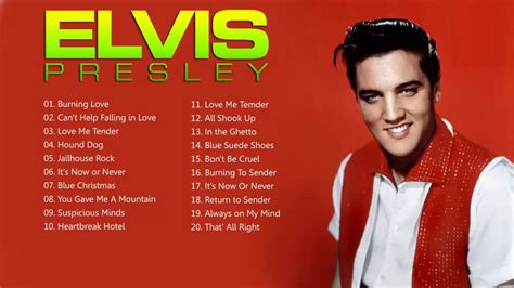 Top Elvis Presley Songs Elvis Presley Greatest Hits Full Album Youtube