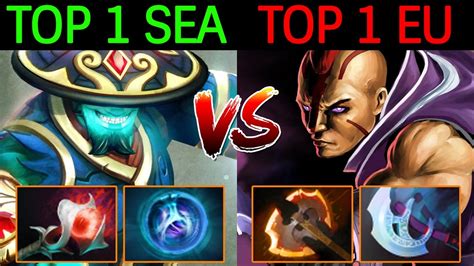 Miracle Anti Mage VS MidOne Storm Spirit Top 1 EU Vs Top 1 SEA