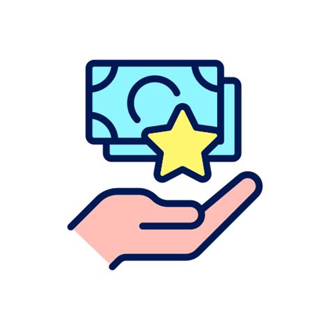 finance generic thin outline color icon