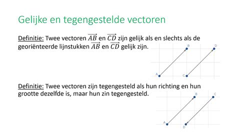 Vectoren Gelijke En Tegengestelde Vectoren Youtube