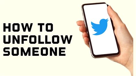 How To Unfollow Someone On Twitter Youtube