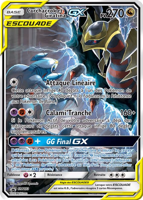 Carchacrok Et Giratina Gx Promo Sm Pok P Dia