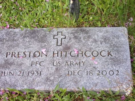 Preston “penny” Hitchcock Sr 1931 2002 Find A Grave äreminne