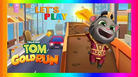 Говорящий Том за золотом Играем My talking Tom Gold Run Gameplay