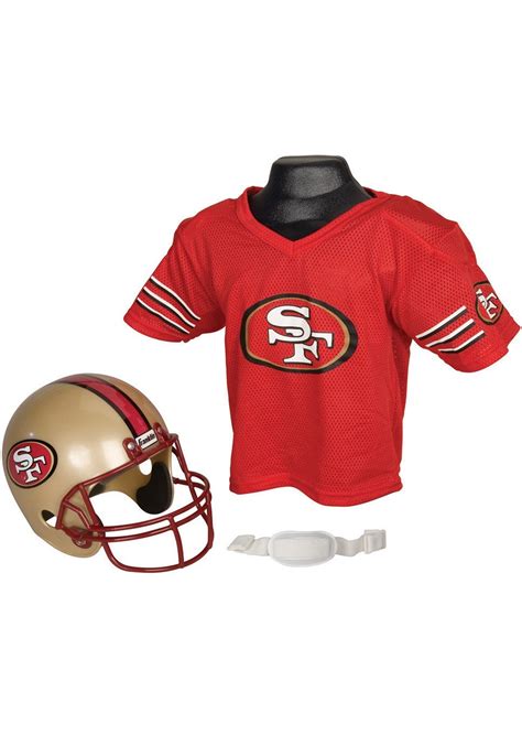 Child NFL San Francisco 49ers Helmet and Jersey Costume Set