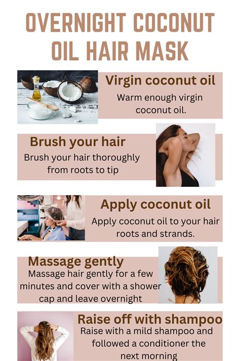 Overnight Coconut Oil Hair Mask Coconut Oil Hair Coconut Oil Hair Mask Hair Mask For Growth