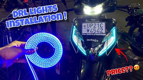 DRL Lights Installation In Activa 125 Price YouTube