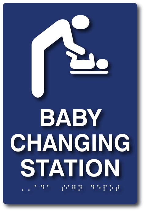 ADA Compliant Baby Diaper Changing Restroom Sign – ADA Sign Depot