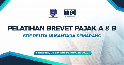 Pelatihan Brevet Pajak A B Tahun 2020 STIE PENA