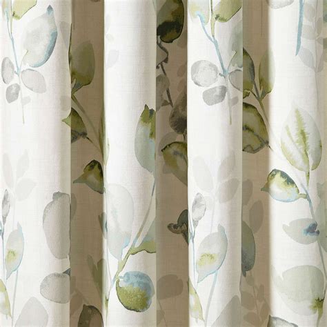 Ezra Green Lined Eyelet Curtains Dunelm Curtains Curtains Dunelm