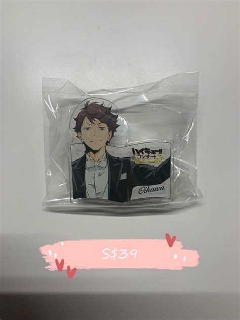 Haikyuu Oikawa Tooru Acrylic Clip Keychain Badge Magnet Bookmark