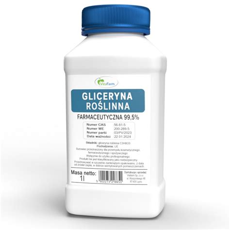 Gliceryna Ro Linna Farmaceutyczna L Odkryj Naturalne