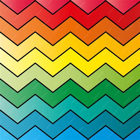premium vector colorful zig zag lines pattern