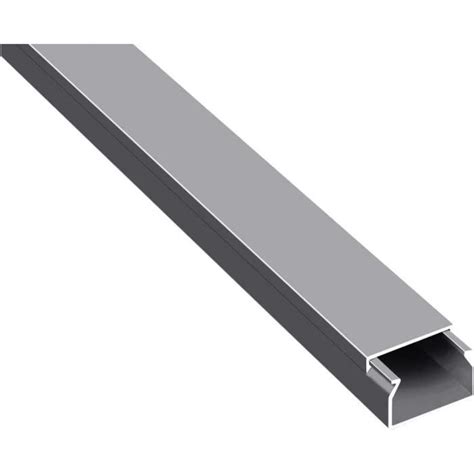 Goulotte Autocollante Pour Cables 20 M 20 X 10 Mm L X H Gris 207