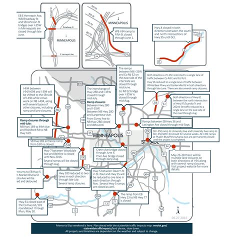 All The Single Lanes Your Guide To Twin Cities Weekend Road Woes Mpr News