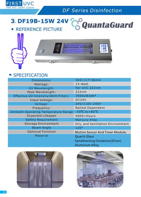60w Filtered Far Uvc 222 Nm Triple 222nm Far Uv 20 Watt Filtered Lamps