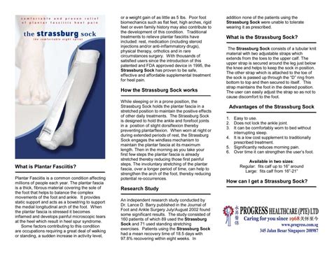 Strassburg Sock Plantar Fasciitis Treatment