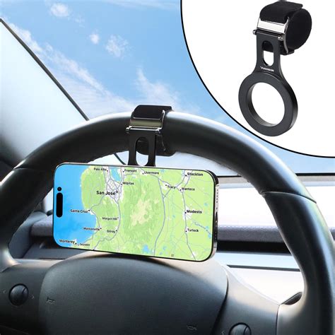 Magnetic Phone Holder For Car Steering Wheel Phone Holder Strong