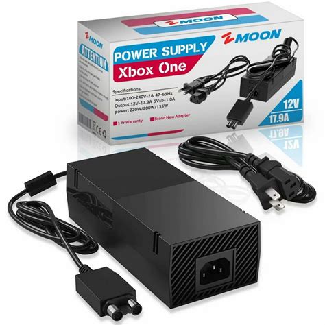 Xbox One Power Supply Xbox one Power Brick Power Box Block Replacement Adapter AC Power Cord ...