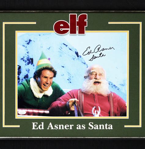 Charitybuzz: Ed Asner Signed Elf Photo Display