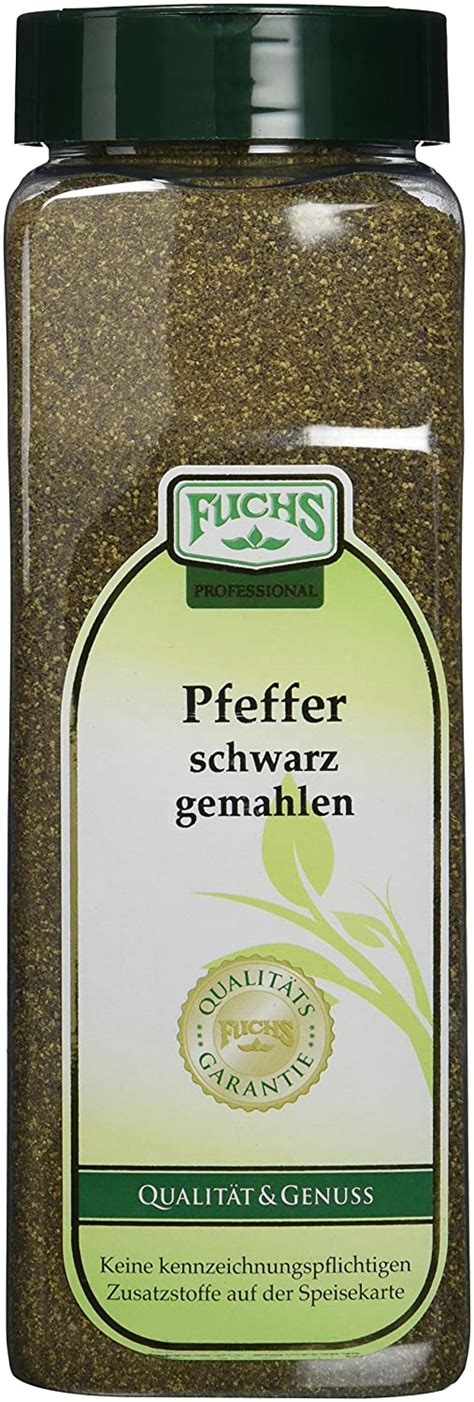 Fuchs Pfeffer Schwarz Gemahlen Er Pack X G Amazon De