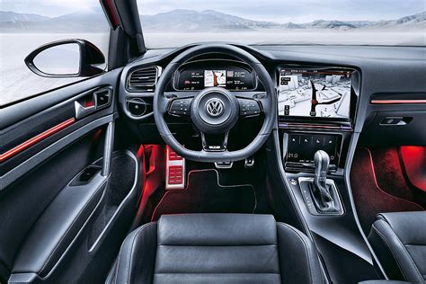 2019 VW Golf R Touch interior press image