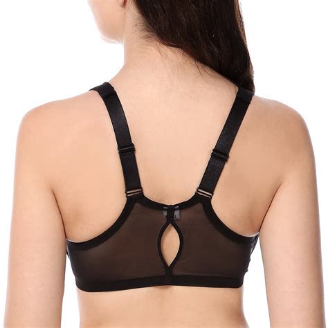 Womens Full Coverage Underwire Non Padded Racerback Front Closure Bra